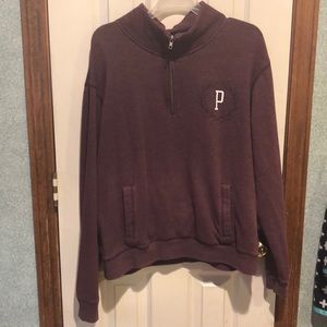 Pink quarter zip